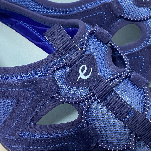 Easy Spirit Earthen Mesh Suede Blue Slip-On Walking Shoe - Brand New - Size 11 - Picture 12 of 14